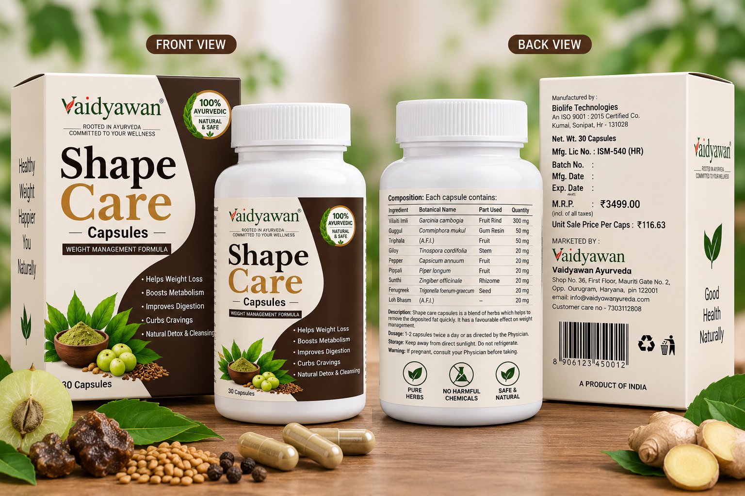 Vaidyawan Shape Care Capsules