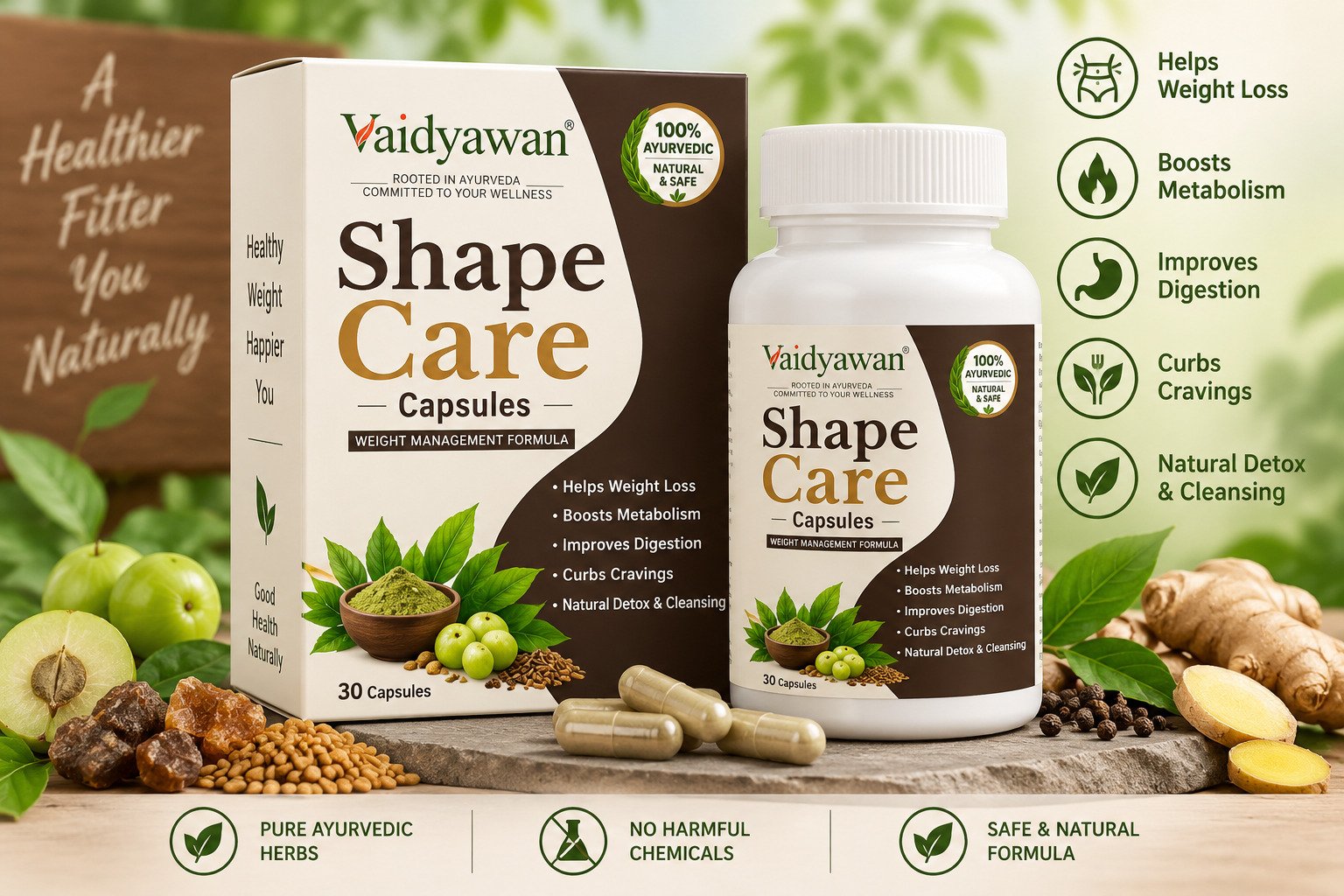 Vaidyawan Shape Care Capsules
